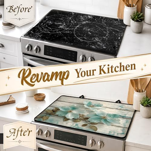 Stove Top Cover,28.5"L x 20.21"W,Heat Resistant Cooktop Protector Mat - Image 4