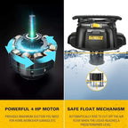 DEWALT DXV05P 5 Gallon Poly Wet/Dry Vac, 4 Peak HP Shop Vacuums with Attachments, Powerful Suction, 1-7/8" Hose, DXV05P, Yellow - Image 5