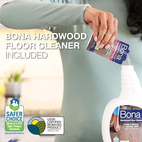 Bona Multi-Surface Floor Care Kit - Includes Microfiber Mop, Microfiber Cleaning Pad, Hardwood Floor Cleaning Solution, and Multi-Surface Floor Cleaning Solution - Kit for Hard Floors - Image 5