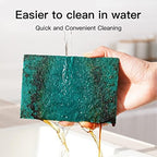 Heavy Duty Scour Pads Sponge Dish Scrubber Non-Scratch Green Reusable Household Scrub Pads for Kitchen and Dish Cleaning Tool (20Pcs Sponge+3Pcs Clean Towel) - Image 5