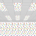 6Pcs Classroom Fluorescent Magnetic Light Covers,2x4 FT Colorful Polka Dot by Hallswl