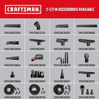 CRAFTSMAN CMXZVBE38606 2-1/2 in. Extension Wand Wet Dry Vac Attachment - Image 5