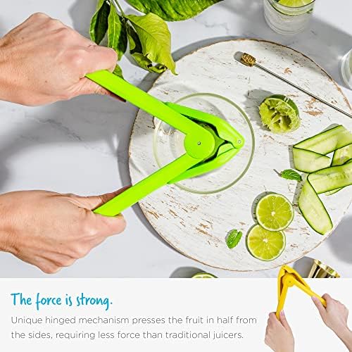 Dreamfarm Fluicer Fold-Flat Citrus Juicer - Lemon Easy, manual fresh lemon juice squeezer with pip catcher, suits lemons and limes, compact storage, 10" - Image 6