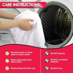 FIXSMITH White Microfiber Cleaning Cloth, Pack of 50, 16"X12" Cleaning Rags for Housekeeping and Kitchen, Reusable Shop Towels, Microfiber Towels for Cars, Lint Free, Scratch-Free, Highly Absorbent - Image 7