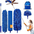 6-in-1 Duster with Extension Pole, 100" Long Reach Cleaning Kit for Home by Unknown