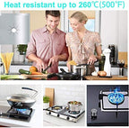 MSDADA Gas Stove Covers,8+2 Pcs 0.2mm 10.6" x 10.6" Gas Range Protectors - Image 2