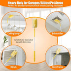 40 Count 360° Heavy Duty Duster Refills Compatible with Swiffer,Large Size-Extra Thick Disposable Electrostatic Feather Duster Refill with 1 Retractable Handle(35-inch Length Fully expanded) - Image 7