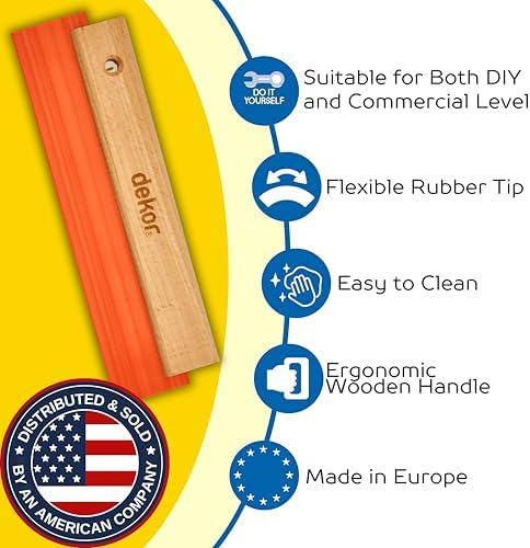 DEKOR Grout Cleaner 10" Wood Handle Tile Cleaning Tool - Image 3