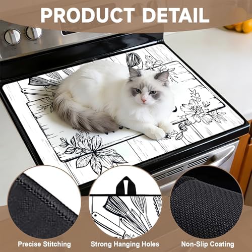 Stove Top Covers for Electric Stove: 30''×21'' Stove Mat Protective Cooktop Cover Expands Counter Area, Kitchen (MAI-CH1515-8M) - Image 6