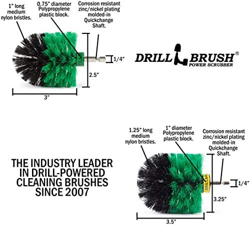 Drill Brush Household Cleaner - Kitchen Sink Scrub Brush - Frying Pan Brush - Image 5