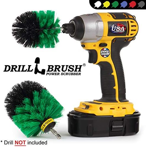 Drill Brush Household Cleaner - Kitchen Sink Scrub Brush - Frying Pan Brush - Image 7