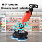 Heavy-Duty Commercial Floor Scrubber Machine, 17in Buffer Polisher - Image 2