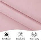 Vatge Door Curtains for Door Window, Door Coverings for Small Window, 1 Panel, W25 x L40, Baby Pink - Image 5