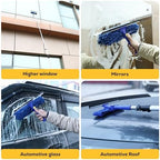 KLEEN HANDLER 2-in-1 Window Squeegee with 4–12 ft Telescopic Extension Pole - Image 3