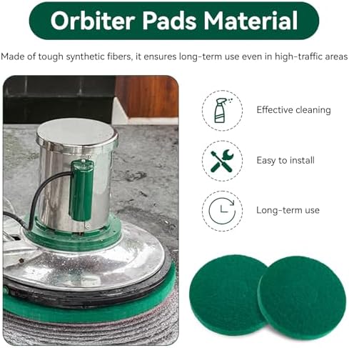 12 Inch Cleaning Orbiter Pads 437.056 for Oreck 550MC Orbiter Floor Machine - Image 4