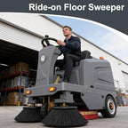 Ride on Floor Sweeper Machine 51" Brush Width 92,600 Sqft/h - Image 2