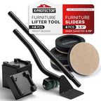 X-Protector Felt Furniture Sliders for Hard Floors & Furniture Lifter Tool by X-Protector