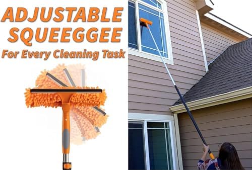 5-30 ft Window Washing Kit with Extension Pole (36+ Foot Reach) - Image 5