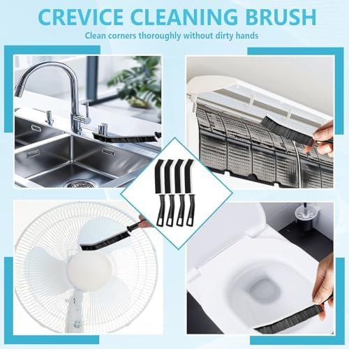 18PCS Crevice Cleaning Brush Hard Bristle Scrub Brushes for Gaps with Box - Image 4