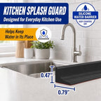 Kitchen Sink Splash Guard and Bathtub Water Barrier, 98 in - Image 2