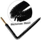 Dryer Vent Cleaner Kit Brush-2 Pack Clothes Lint Trap 30 Inch Long Flexible Pipe Refrigerator Coil Brush - Image 4