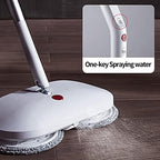 REECOO Cordless Electric Spin Mop Power Mop with 4 Floor Scrubber Pads/Automatic Cleaning Bucket/Water Sprayer,Lightweight & Rechargeable,Suitable for Wooden, Marble, Tile, Hardwood Floor. - Image 6