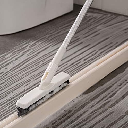 Grout Brush Scrubber with 51.2" Long Extendable Telescopic Handle Cleaning Brush with V-Shaped Bristles Built Scrub Brush Perfect for Bathroom,Kitchen,Tub,Tile,Hard-to-Reach Corners - Image 6