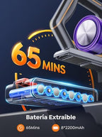 INTETURE Cordless Vacuum Cleaner, 650W 55KPA 70 Mins Vacuum Cleaners for Home, Anti-Tangle Stick Vacuum with Touch Screen, Wall Mount Charging, Upgraded Vacuum Cordless for Pet Hair/Carpet/Floors - Image 3