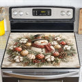 NYZE Christmas Snowman Stove Top Cover for Electric Glass Cooktop 28x20 in by GIVEYOUTHEBEST