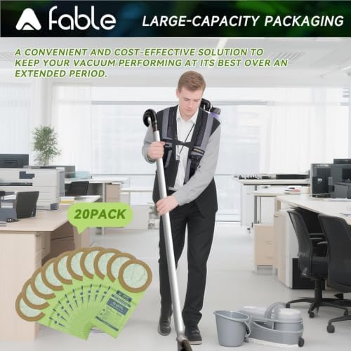 20 Pack 100331 Backpack Vacuum Bags Compatible with ProTeam 10 QT Vac - Image 5