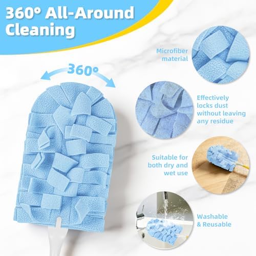Reusable Duster Refills, Washable Duster for Swiffer (6 PCS) - Image 5