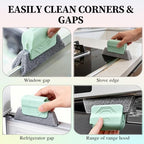 Magic Window Track Cleaner, 2025 Upgraded Window Groove Cleaning Brush Tools Set, Handheld Window Track Cleaner Brushe Tools for Window lides Gaps, Tile Lines Shutter Car Vents (Mix 3Pcs) - Image 2