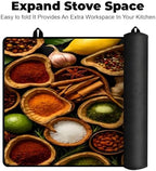 Stove Top Cover for Glass Electric Stove, 28.5"x 20.5" Heat Resistant Cooktop Protector Mat with Non-Slip Rubber Backing, Scratch Protection and Counter Space Mat - Image 6