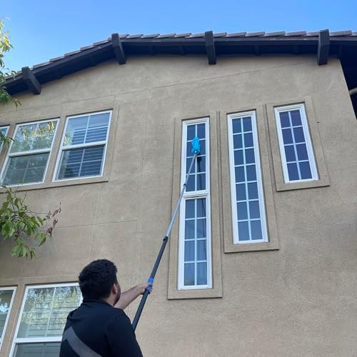 30 Foot High Ceiling Fan, Cobweb Duster with 6-24ft Extension Pole - Image 5