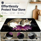 Stove Top Cover,28.5"L x 20.35"W,Heat Resistant Cooktop Protector Mat - Image 5