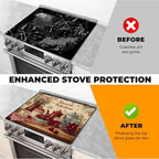 Heat-resistant Stove Top Cover - 28.5" X 20.5" Cooktop Protector Covers, Scratch-resistant Washable Pad Kitchen Countertop Mat (Teapot, 28.5" x 20.5") - Image 5