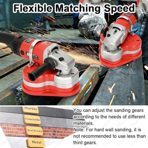 Industrial 2800W Concrete Grinding and Polishing Machine, 3-Head Electric Diamond Grinder with 8” Coverage, 6 Adjustable Speeds, for Professional Concrete, Stone, Marble, and Metal 03 - Image 5