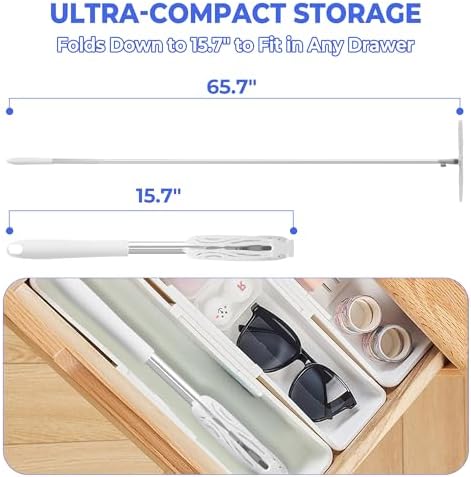 Duster Extended Handle & Long Duster, Compatible with Swiffer, 65.7" - Image 7