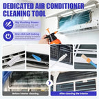 Ac Cleaning Bag with Wall Protection Cloth, 13Pcs Mini Split Cleaning Kit, Split Unit Cleaning Kit, Quick and Efficient Cleaning Tool for Wall Ac Units - Image 5