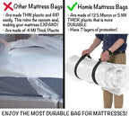 Mattress Vacuum Bag for Moving, Vacuum Seal Mattress Bag for Memory Foam or Inner Spring Mattresses, Compression and Storage for Returns, Leakproof Valve and Double Zip Seal (Queen/Full/Full-XL) - Image 5