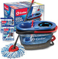 O-Cedar RinseClean Spin Mop & Bucket System + 2 Extra Mop Heads| Clean with Clean Water | Removes 99% of Bacteria by Unknown