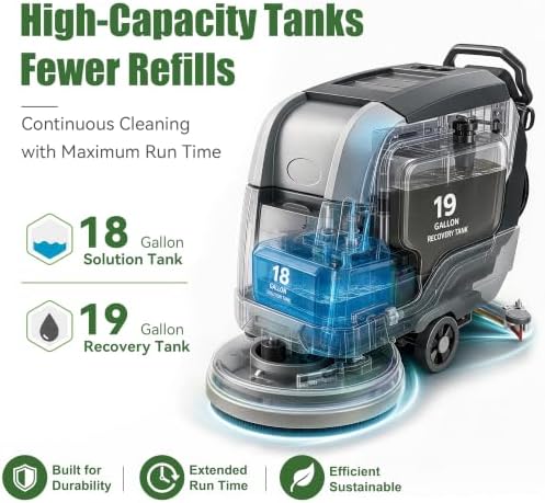 X4 Walk-Behind Commercial Floor Scrubber|32300 Sq Ft/H - Image 2