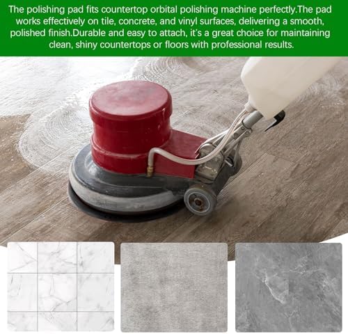 12" Scrubbing Disc for Oreck ORB550MC Orbiter Floor Machine,Commercial Black Floor Scrubber Pads 437.071 for Deep Clean Concrete,Dirt,Stains and Paint Splatte,Stripping Wax or Finish(2 Pack) - Image 4