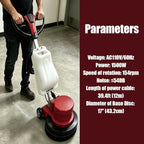 Floor Scrubber Buffer Polisher 17 Inch 110V 1500W - Image 2