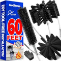 Holikme 60Ft Dryer Vent Cleaner Kit - Flexible Lint Brush for Deep Cleaning by Holikme