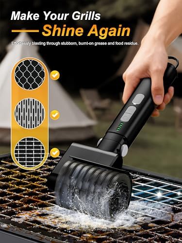 Electric Grill Brush, Cordless Automatic BBQ Grill Cleaner - Image 4