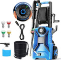 5000 PSI Adjustable Electric Pressure Washer, 2026 New Power Washer Pressure Adjustable (2500PSI-5000PSI) with 23ft Hose, 4 Nozzle and Detergent Tank for Cars, GFCI Protection, Upgraded Blue by ImdotDirect