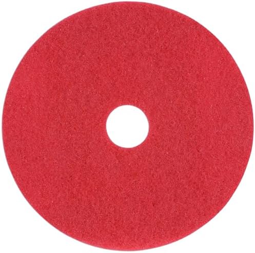MVP Lead Off Premium Red Buff 19" Floor Pad (Box of 5) by Sanico