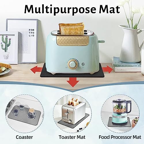 LOPNUR 12x8 Inch Small Appliance Slider for Kitchen Appliances, Gray - Image 6
