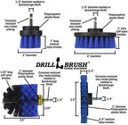Drillbrush Blue - Boat Cleaning Drill Brush Attachment Set - Aluminum - Image 4
